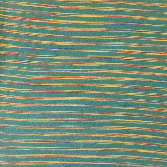 Supreme New York Static Stripe Short Sleeve T Shirt Large Green 100% Cotton - Picture 3 of 12